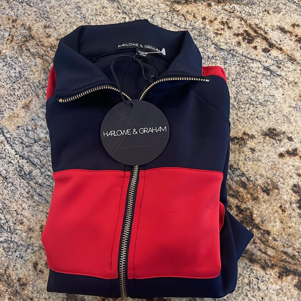 NWT Harlowe & Graham Athleisure Jacket Sz S - Picture 3 of 4